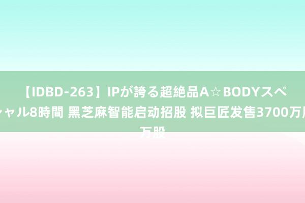 【IDBD-263】IPが誇る超絶品A☆BODYスペシャル8時間 黑芝麻智能启动招股 拟巨匠发售3700万股